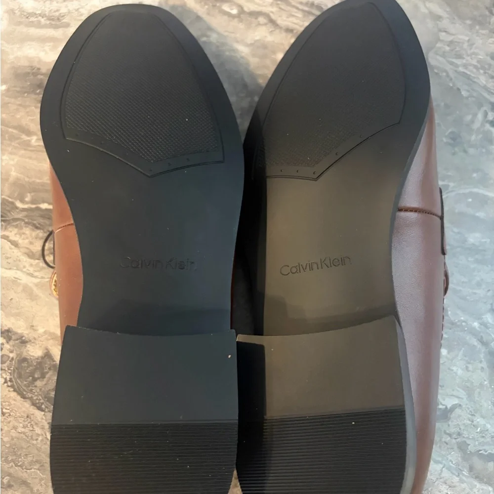 Calvin Klein Men's‎ Tan Slip-On Loafers